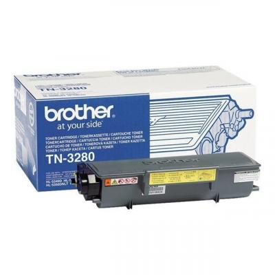Brother TN3280 - Noir - original - cartouche de toner - pour Brother DCP-8070, HL-5340, 5350, 5370, 5380, MFC-8370, 8380, 8880, 8890
