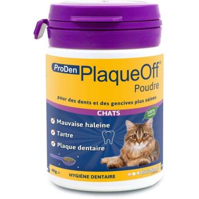 PRODEN PlaqueOff  2x40g - Soin dentaire  PlaqueOff pour chat