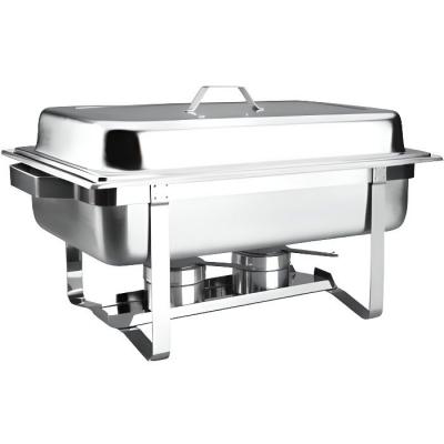 LACOR  69110 bain marie chafing dish gn 1/1 avec couvercle en inox