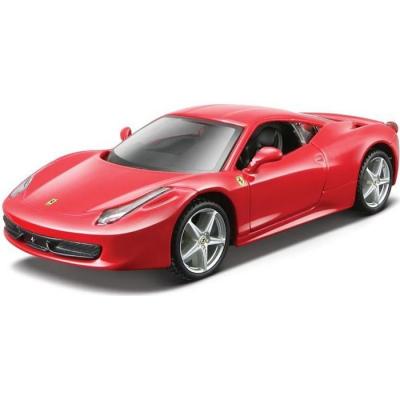 BURAGO Voiture miniature Ferrari en m&eacute;tal 458 Italia &agrave; l'&eacute;chelle 1/24&egrave;me