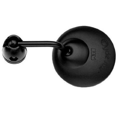 BUSCH & MULLER Busch + M&uuml;ller miroir &eacute;toile du cycle 6R6C gauche/droite 60 mm noir