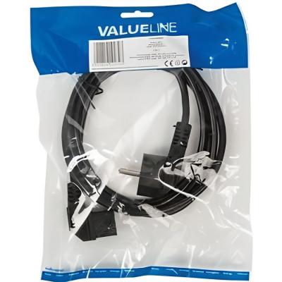 GENERIQUE Valueline VLEP10020B20 C&acirc;ble d'&acute;Alimentation 2 m Noir