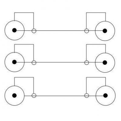 WENTRONIC CABLE RCA AUDIO VIDEO 3 rca vers 3 rca 10 m