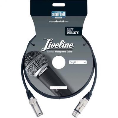 ADAM HALL  - K3MMF0100 - C&acirc;ble Micro XLR femelle vers XLR m&acirc;le - 1.00 m