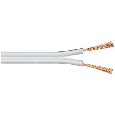 GOOBAY Wentronic LSK 2X0,5 C&acirc;ble enceinte Rouleau de 50 m Profil 2x 0,5 mm&sup2; Blanc (Import Allemagne)