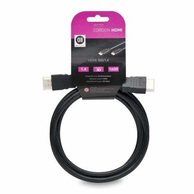 D2 DIFFUSION C ble HDMI m le/m le 1m50 Accroche Cavalier