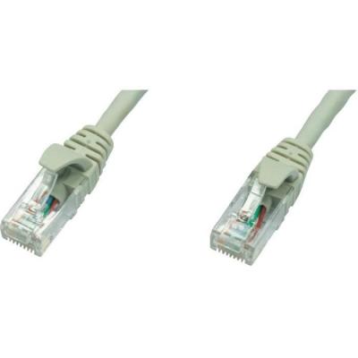 TELEGARTNER Teleg&auml;rtner 100008783 RJ45 C&acirc;ble r&eacute;seau, c&acirc;ble patch CAT 5e U/UTP 5.00 m gris ignifuge 1 pc(s)
