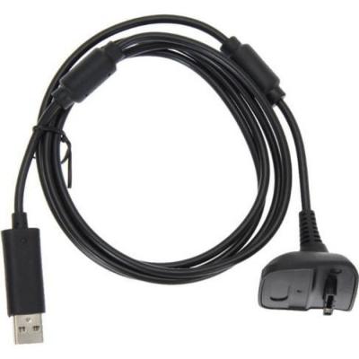 GENERIQUE C&acirc;ble USB chargeur pour manette Microsoft Xbox 360 - 15 m&egrave;tre - Noir