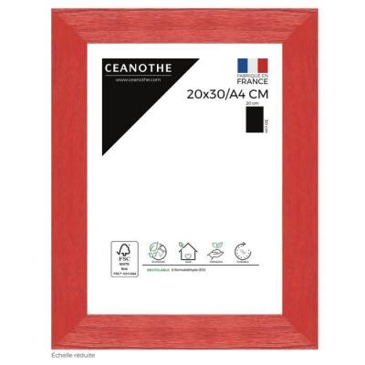 EMOTION Cadre photo Tutti Frutti cerise 20x30 cm - Ceanothe, marque fran&ccedil;aise