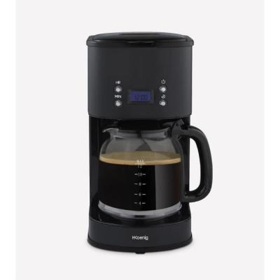 H.KOENIG  Cafeti&egrave;re Programmable noire T.U