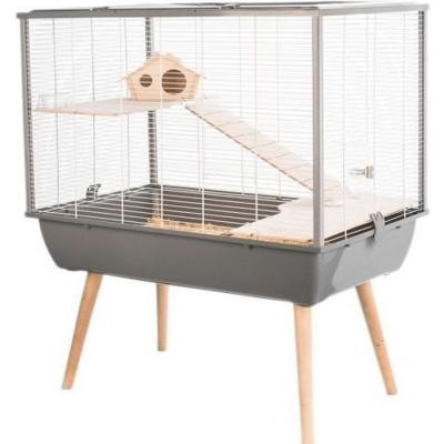 ZOLUX  Cage Neo Silta Petit Rongeur L 77.5 X P 47.5 X H 87.5 Cm Grise