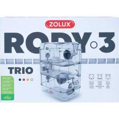 ZOLUX Cage pour petits rongeurs Rody trio - 41 x 27 x 53cm Blanc