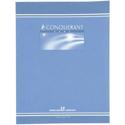 OXFORD OFFICE  - Cahier Piqures Grand Carreaux 17x22 32p 4mm 70g