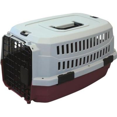 M PETS MPETS Viaggio Cage de Transport pour Chien Bordeaux/Gris Taille M
