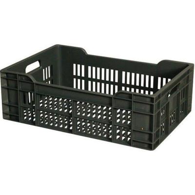 GILAC Caisse gerbable - 600x400mm - 40 litres - gris 
