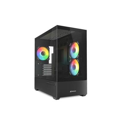 SHARKOON Bo&icirc;tier ATX semi-tour  MK6 RGB Midi Tower Blanco Blanc