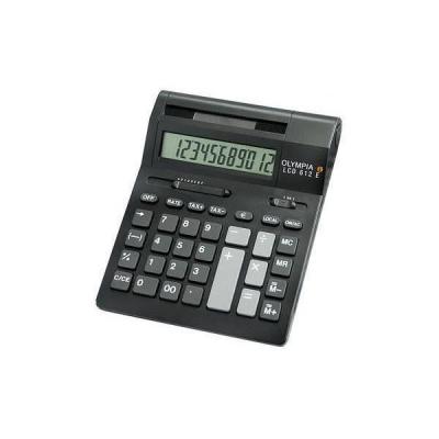 OLYMPIA - Calculatrice de bureau LCD-612E (87-LCD-612E/LCD-612SD) 