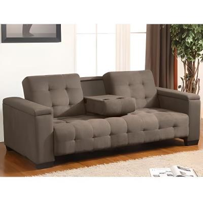 VENTE UNIQUE Canap&eacute; 3 places clic-clac DEVONSHIRE avec tablette