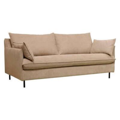 ATMOSPHERA Canap&eacute; Convertible 3 Places - Beige Lin - L 1m92 - Marque 