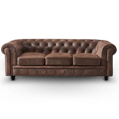 INTENSE DECO  Canap&eacute; Chesterfield 3 Places Vintage