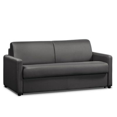 ITALIAN SPIRIT Canap&eacute; convertible day express mono assise matelas 14cm polyur&eacute;thane gris graphite