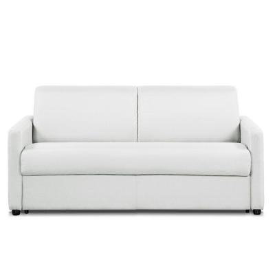 ITALIAN SPIRIT Canap&eacute; convertible day express mono assise matelas 14cm polyur&eacute;thane blanc