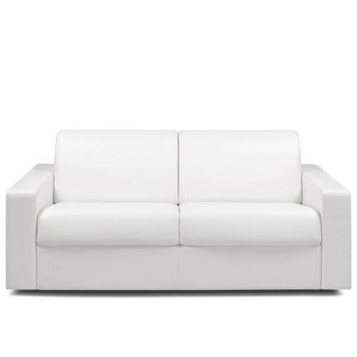 ITALIAN SPIRIT Canap&eacute; convertible express midnight 140cm matelas 16cm polyur&eacute;thane blanc