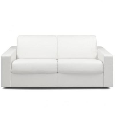 ITALIAN SPIRIT Canap&eacute; convertible NIGHT express 120 cm matelas 14 cm polyur&eacute;thane blanc