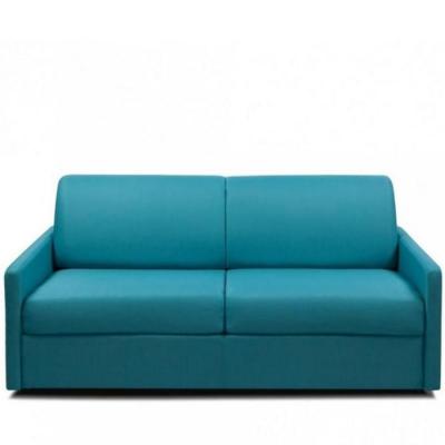 ITALIAN SPIRIT Canap&eacute; convertible PARADISO EXPRESS 140cm matelas 14cm bleu paon
