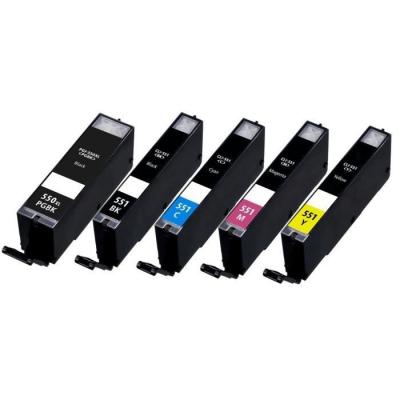 CARTOUCHE COMPATIBLE Canon Pack Pgi550-cli551 Pack De 5 Cartouches Compatibles 