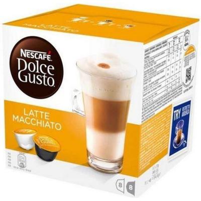 NESCAFE Capsules de caf&eacute; Nescaf&eacute; Dolce Gusto 98386 Latte Macchiato (16 uds)