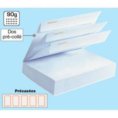 GPV Plein Ciel Paquet De 50 Enveloppes 80g Auto-Adh&eacute;sives Pr&eacute;cas&eacute;es V&eacute;lin Fond Gris Dl 110x220 1118600
