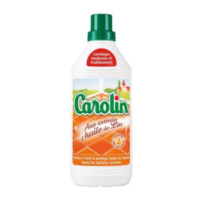 CAROLIN Nettoyant M&eacute;nager Surfaces Carrel&eacute;es  - Le Flacon De 1 L