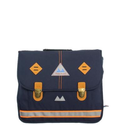 POIDS PLUME Cartable  ref_46702 Marine 38*30*15 Bleu