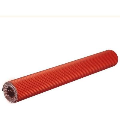  Rouleau de carton ondul&eacute; Clairefontaine - 314 g - 0.5 x 0.7 m - rouge