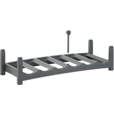 ROTHO Casier 6 bouteilles Vario en plastique coloris gris anthracite