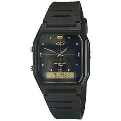 CASIO Montre Femme  Vintage AW-48HE-1AVDF Noir 
