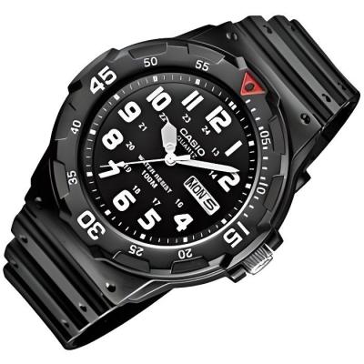 CASIO  Montre Plastique Noir pour Homme-MRW-200H-1BVEF
