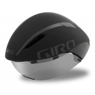 GIRO  Aerohead MIPS Aero/Tri Casque Mixte, Noir/Titane, S 51-55cm
