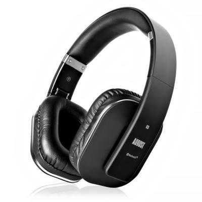 AUGUST  EP650 - &Eacute;couteurs avec micro - circum-aural - Bluetooth - sans fil - NFC* - noir 
