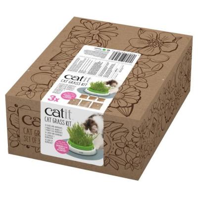 CATIT Senses 2.0 Cat Grass Kit Rechange Herbe Chati&egrave;re 210 GR 