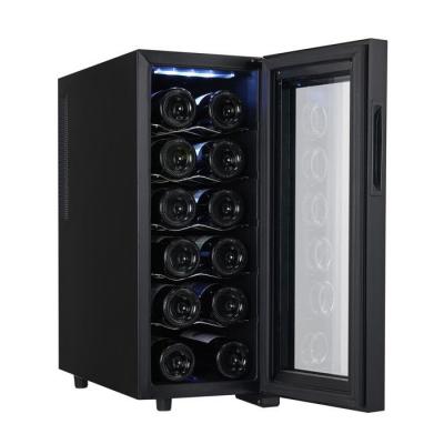 Cave &agrave; Vin et R&eacute;frig&eacute;rateur pour vins AD 8083 - 50 W - jusqu'&agrave; 12 bouteilles - Capacit&eacute; 33 L