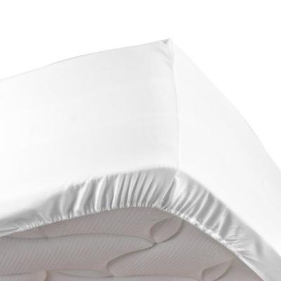 DOUCEUR D INTERIEUR Drap housse blanc 140 x 190 cm en percale bonnet 30 cm