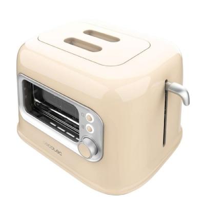 CECOTEC  - Grille-pain vertical RetroVision Beige - White