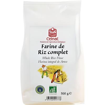 CELNAT  Farine de Riz Complet Bio Sac&nbsp;500 g