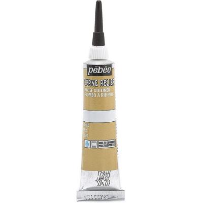 PEBEO  Peinture Cerne Relief Or - Tube De 20ml
