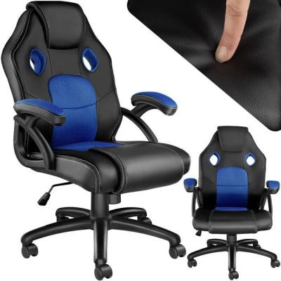 TECTAKE  Chaise gamer MIKE - noir/bleu