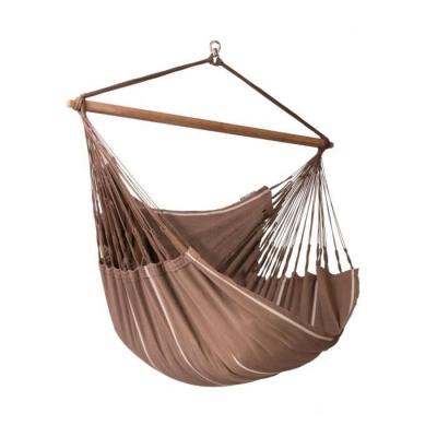 LA SIESTA  Habana Chocolate - Chaise-hamac lounger en coton bio