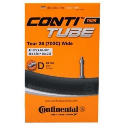 CONTINENTAL  chambre a air 28 tour large 54 584 62 622 dv 40mm valve