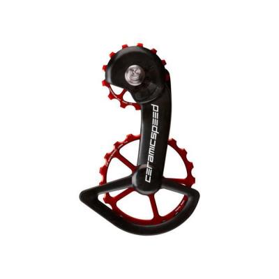 CERAMICSPEED Syst&egrave;me de galets oversize  Shimano 9100 - Red